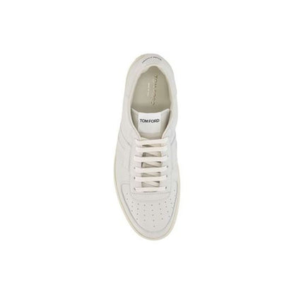 Baskets en cuir avec logo Tom Ford