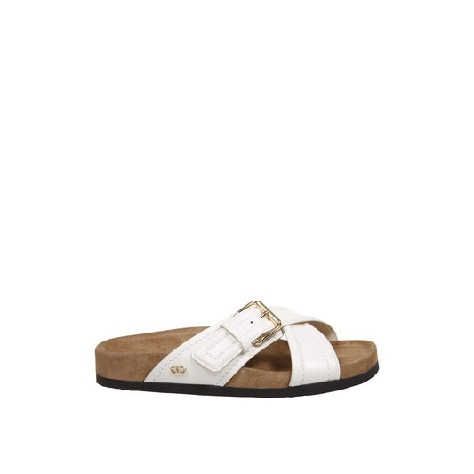 Valentino Garavani Flache Sandalen aus Leder