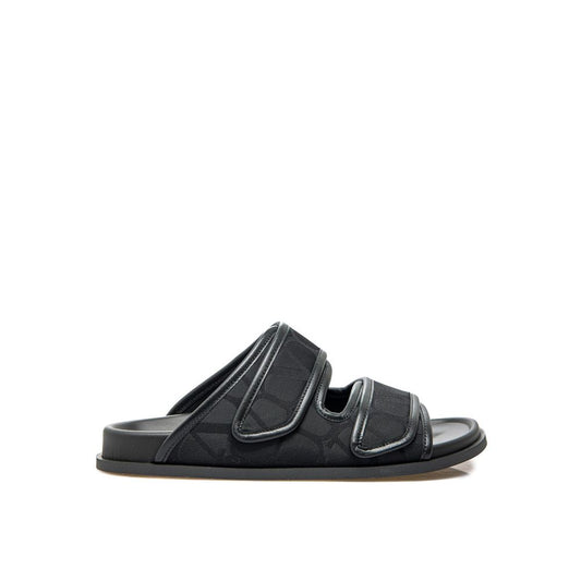 Valentino Garavani – Flache Sandalen „Toile Iconographe“