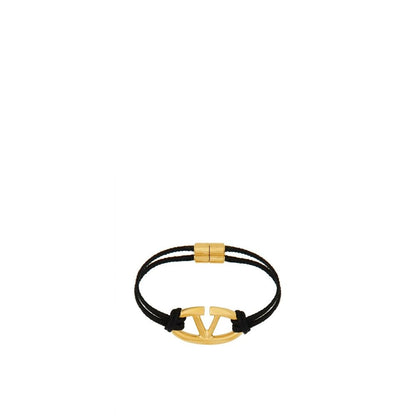 Valentino Garavani Baumwollarmband mit V-Logo