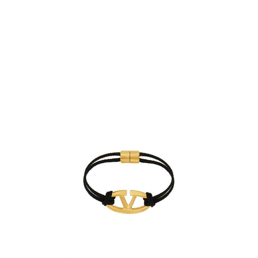 Valentino Garavani Baumwollarmband mit V-Logo