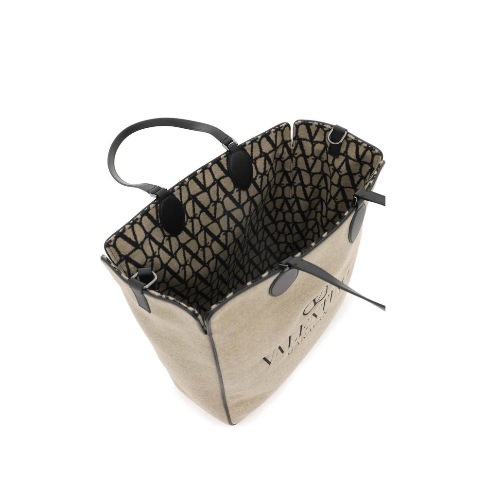 Sac fourre-tout réversible en toile Iconographe Valentino Garavani