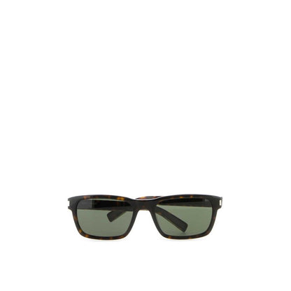 Lunettes de soleil carrées à logo Saint Laurent