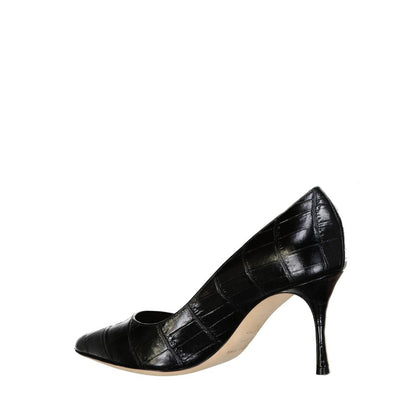 Sergio Rossi Godiva 075 Croc-Effect Leather Pumps