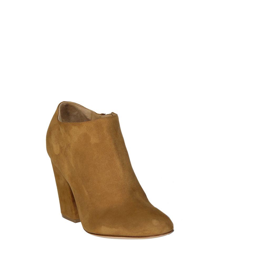 Bottes en cuir à hauteur de la cheville