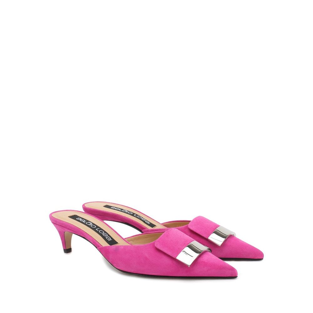 Mules en cuir