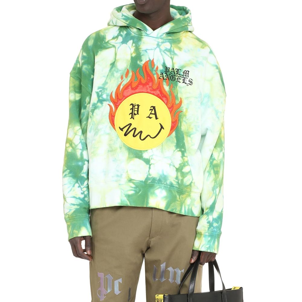 Sweat à capuche avec patch Palm Angels