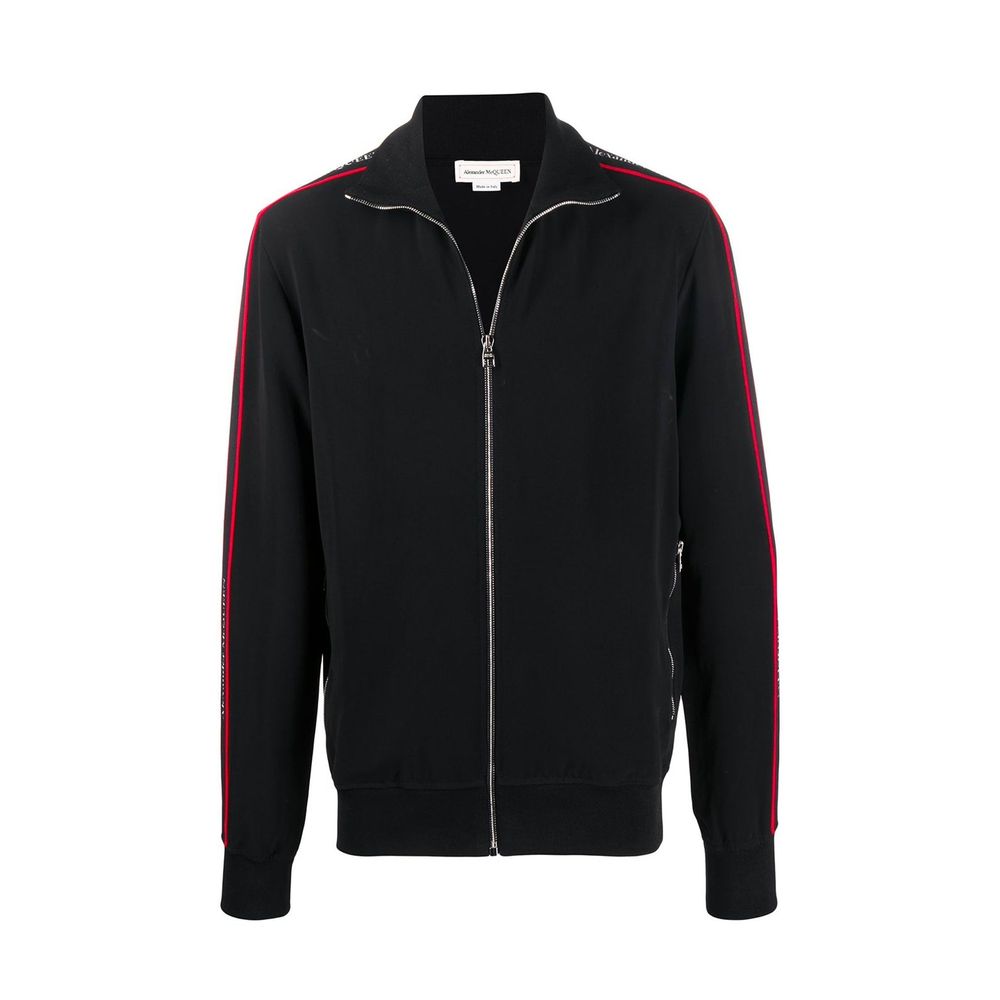 Sweatshirt mit Reißverschluss und Alexander McQueen-Logo