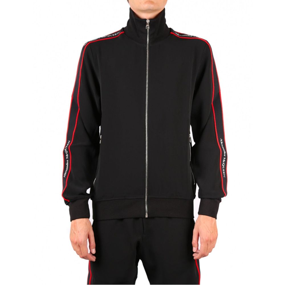Sweatshirt mit Reißverschluss und Alexander McQueen-Logo