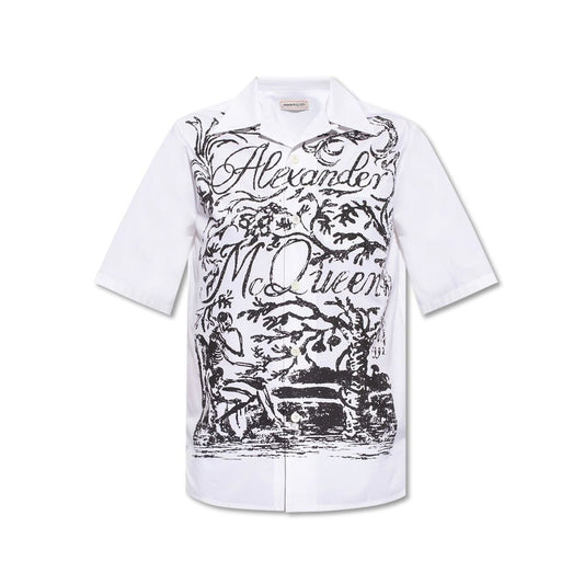 Chemise à manches courtes Alexander McQueen