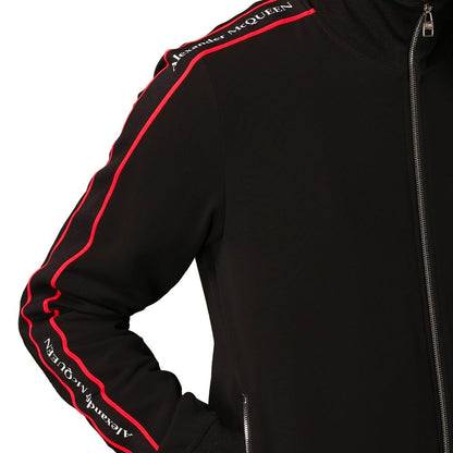 Sweatshirt mit Reißverschluss und Alexander McQueen-Logo