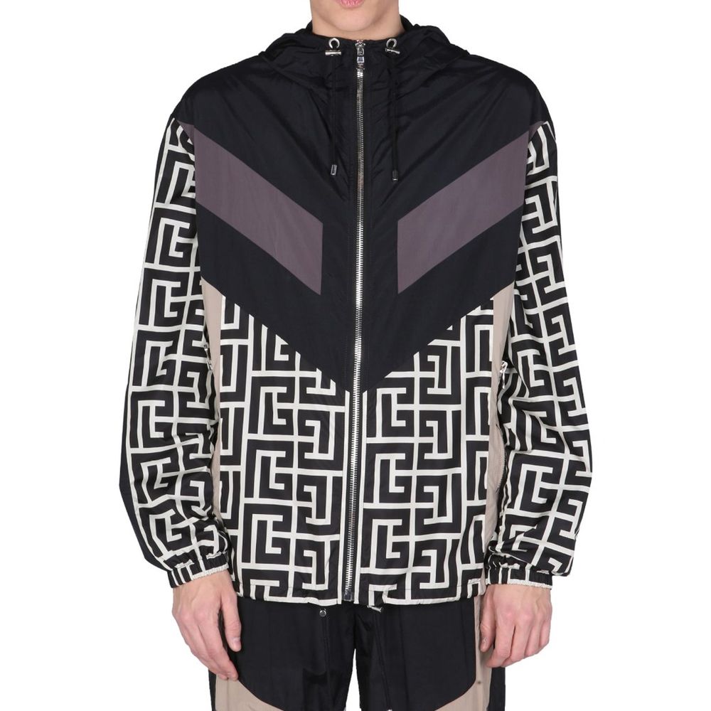 Veste en nylon à monogramme