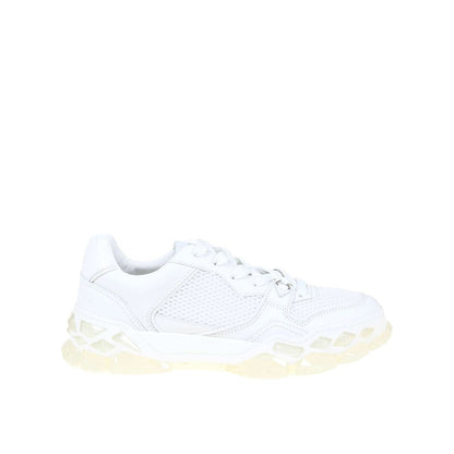 Jimmy Choo Sneakers aus Leder mit Diamanten