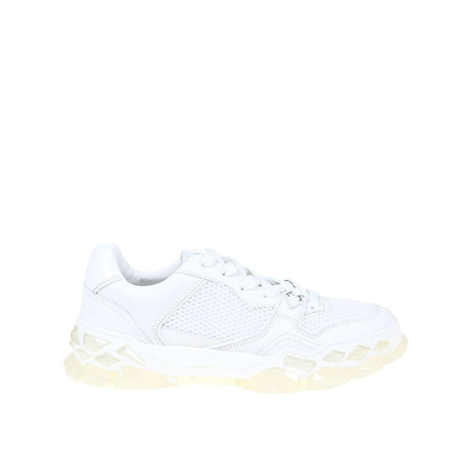 Jimmy Choo Sneakers aus Leder mit Diamanten