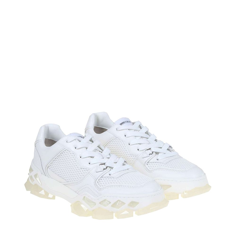 Jimmy Choo Sneakers aus Leder mit Diamanten