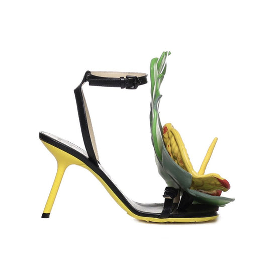 Sandales en cuir Loewe Petal Monstera