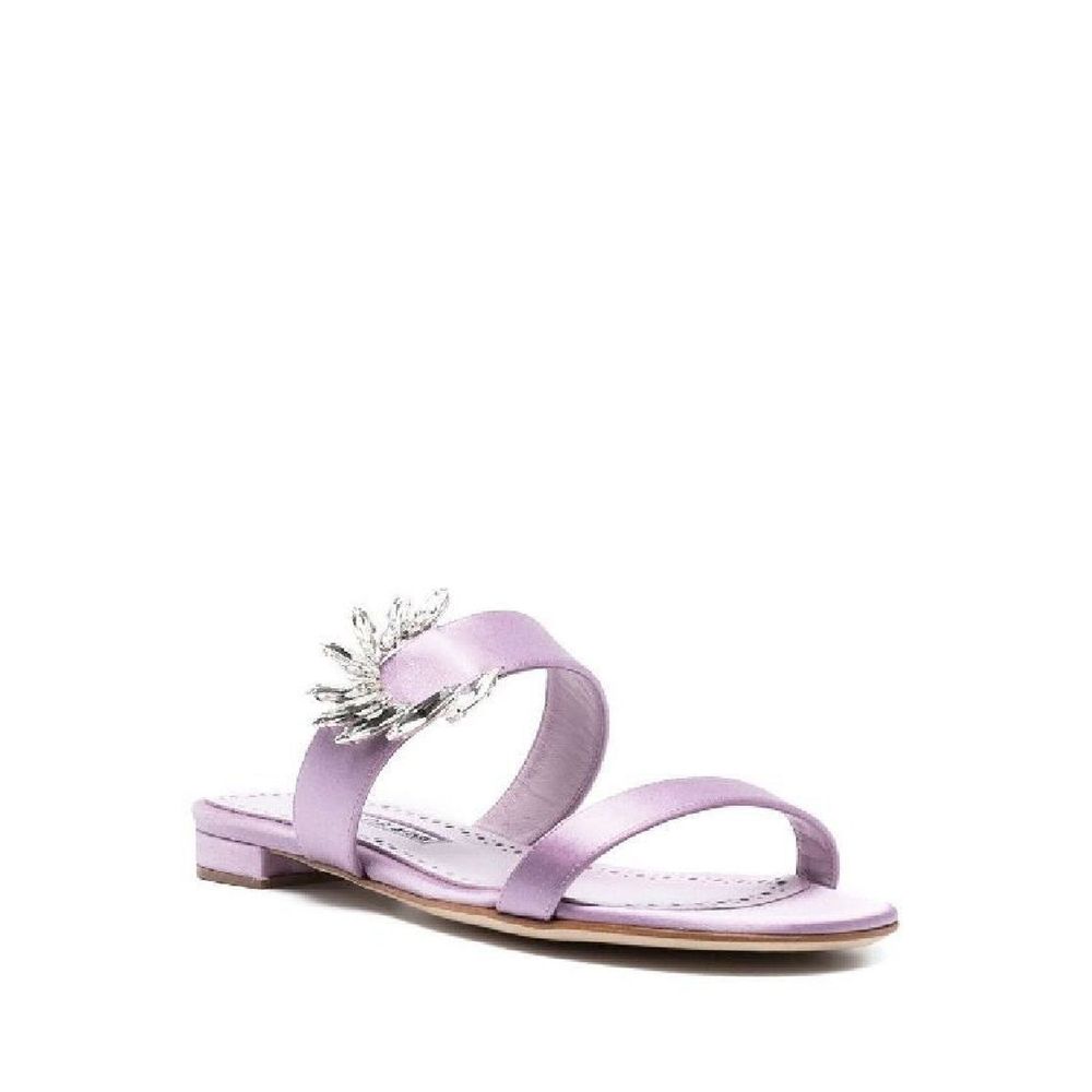 Sandales plates Manolo Blahnik Chivela 010