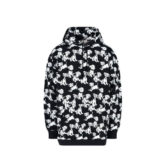 Celine – Sweatshirt mit Hunde-Print und Kapuze