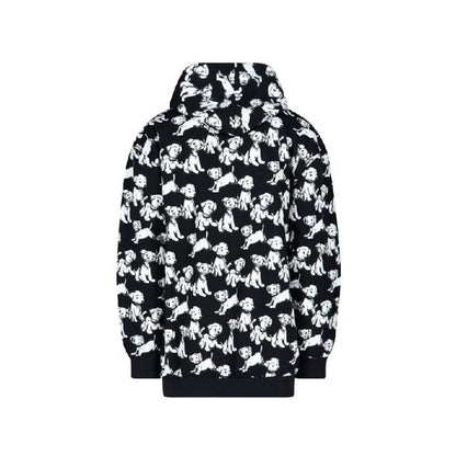 Celine – Sweatshirt mit Hunde-Print und Kapuze