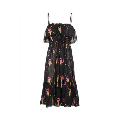 Kleid mit Eiscreme-Print von Gucci