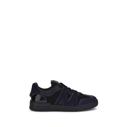 Baskets en cuir et mesh Moschino