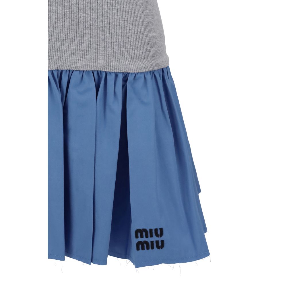 Ärmelloses Minikleid von Miu Miu