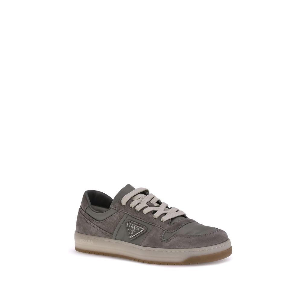 Sneakers en cuir daim