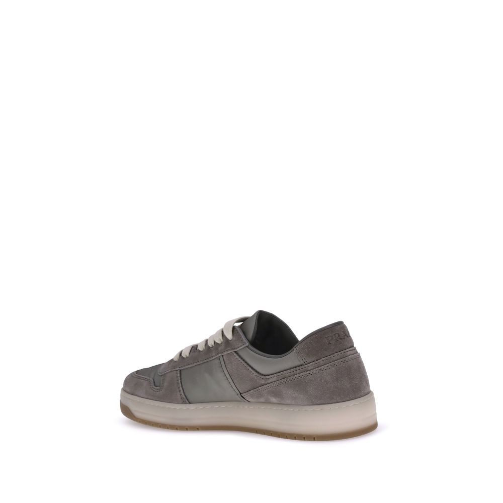 Sneakers en cuir daim