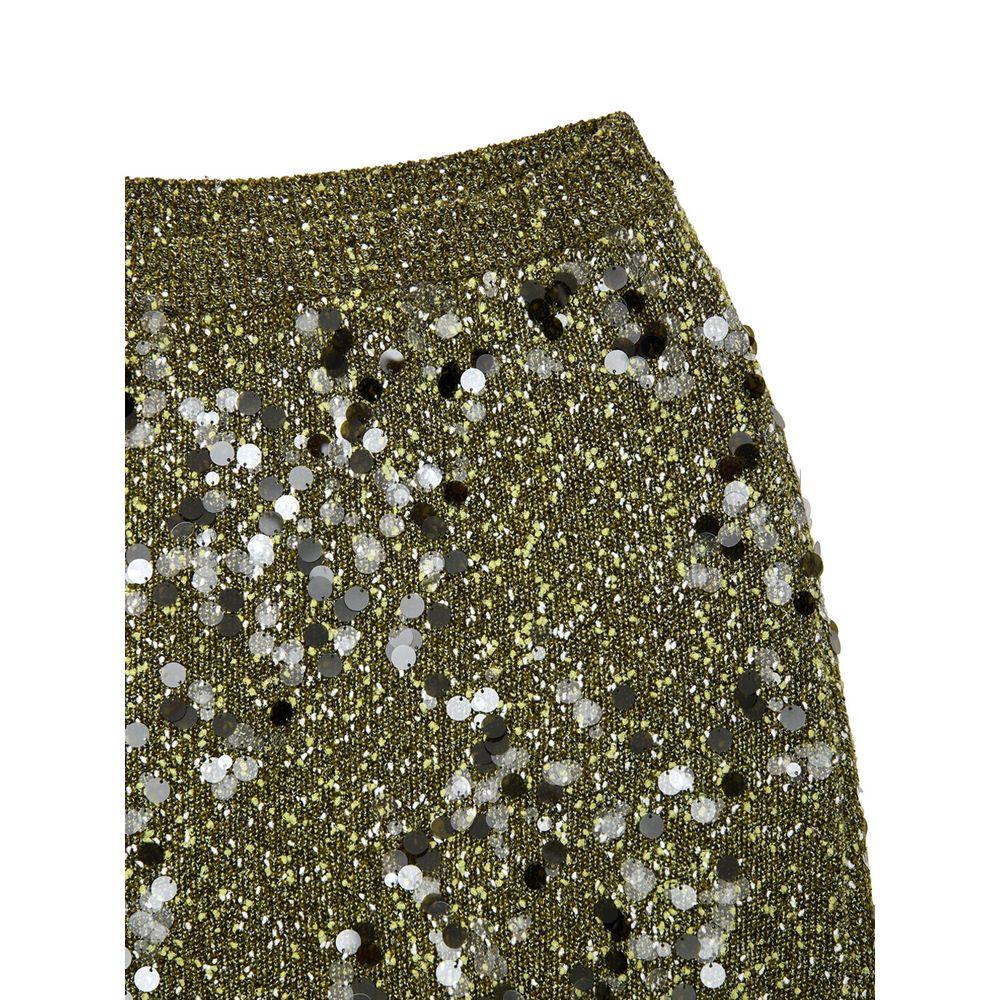 Jupe en viscose verte Gucci