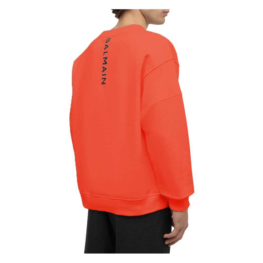 Pull en coton orange