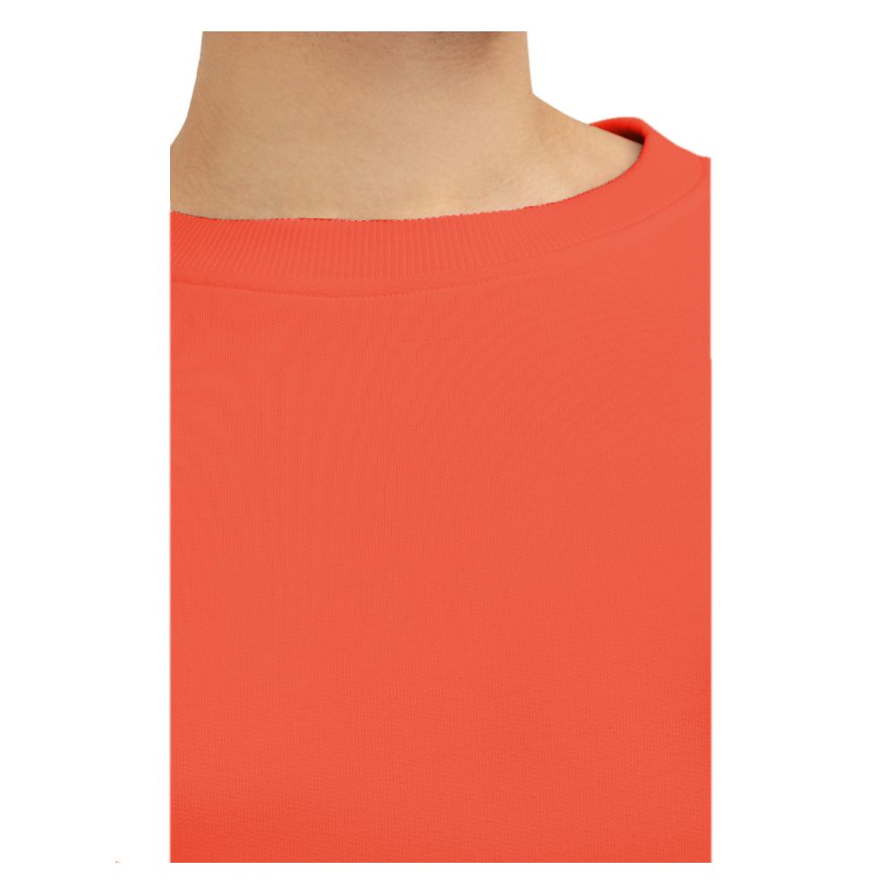 Pull en coton orange