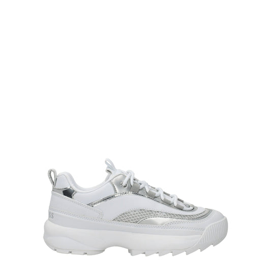 Guess – Weiße, klobige Sneakers aus Polyethylen