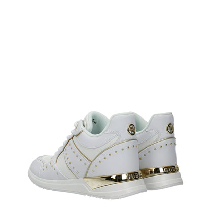 Guess – Weiße Sneakers aus Polyethylen