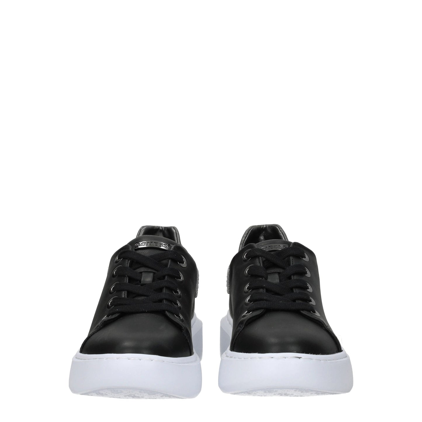 Guess – Schwarze Plateau-Sneaker aus Polyethylen