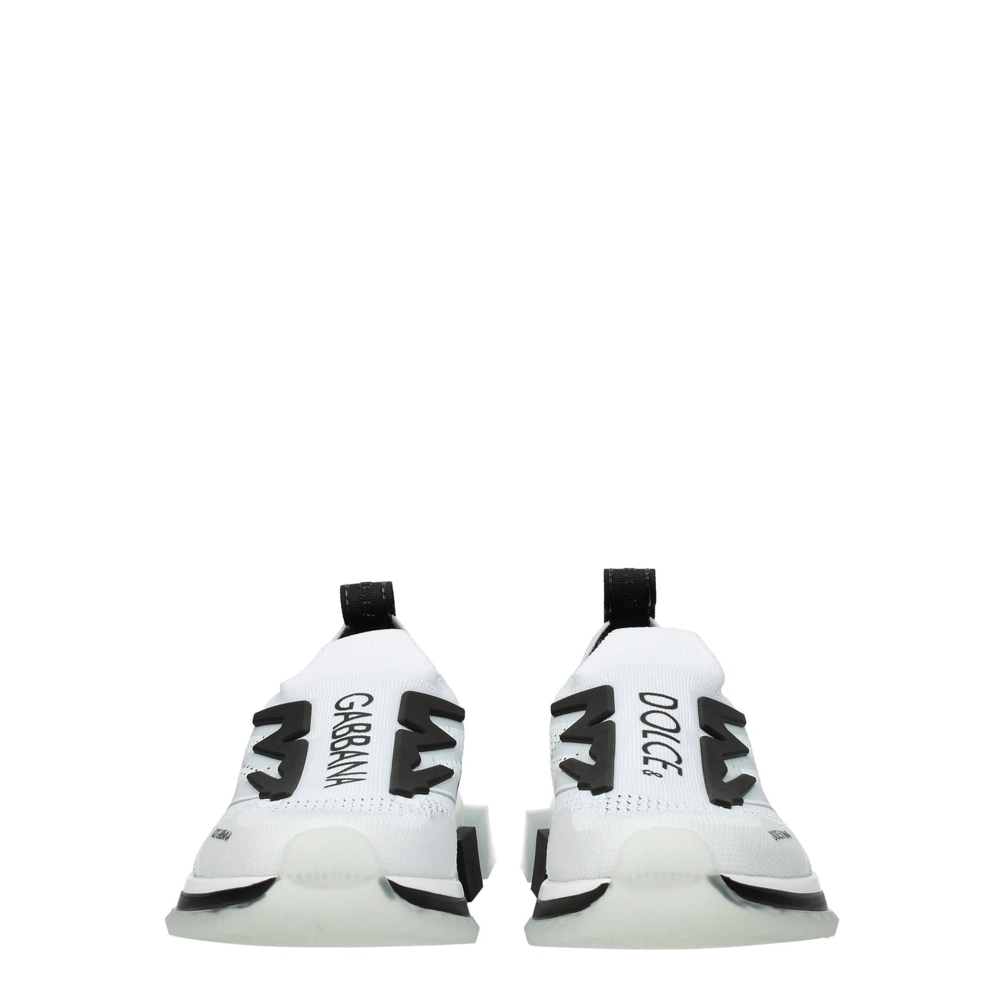 Baskets de sport en tissu blanc Dolce &amp; Gabbana