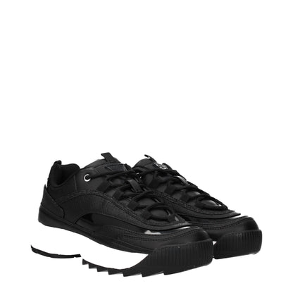 Guess – Schwarze, klobige Sneakers aus Polyethylen