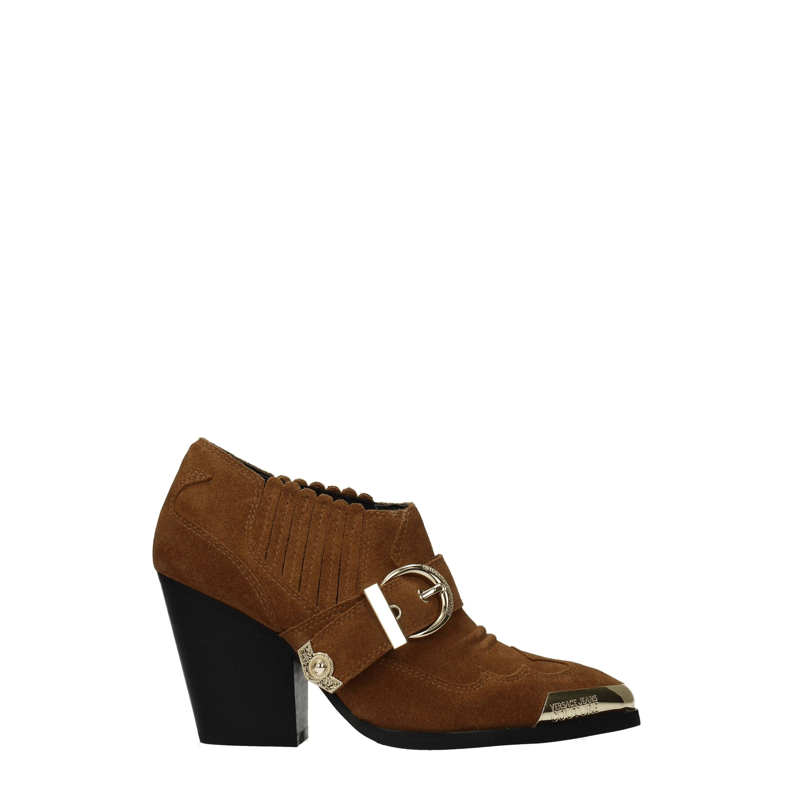 Bottes de cheville en cuir marron