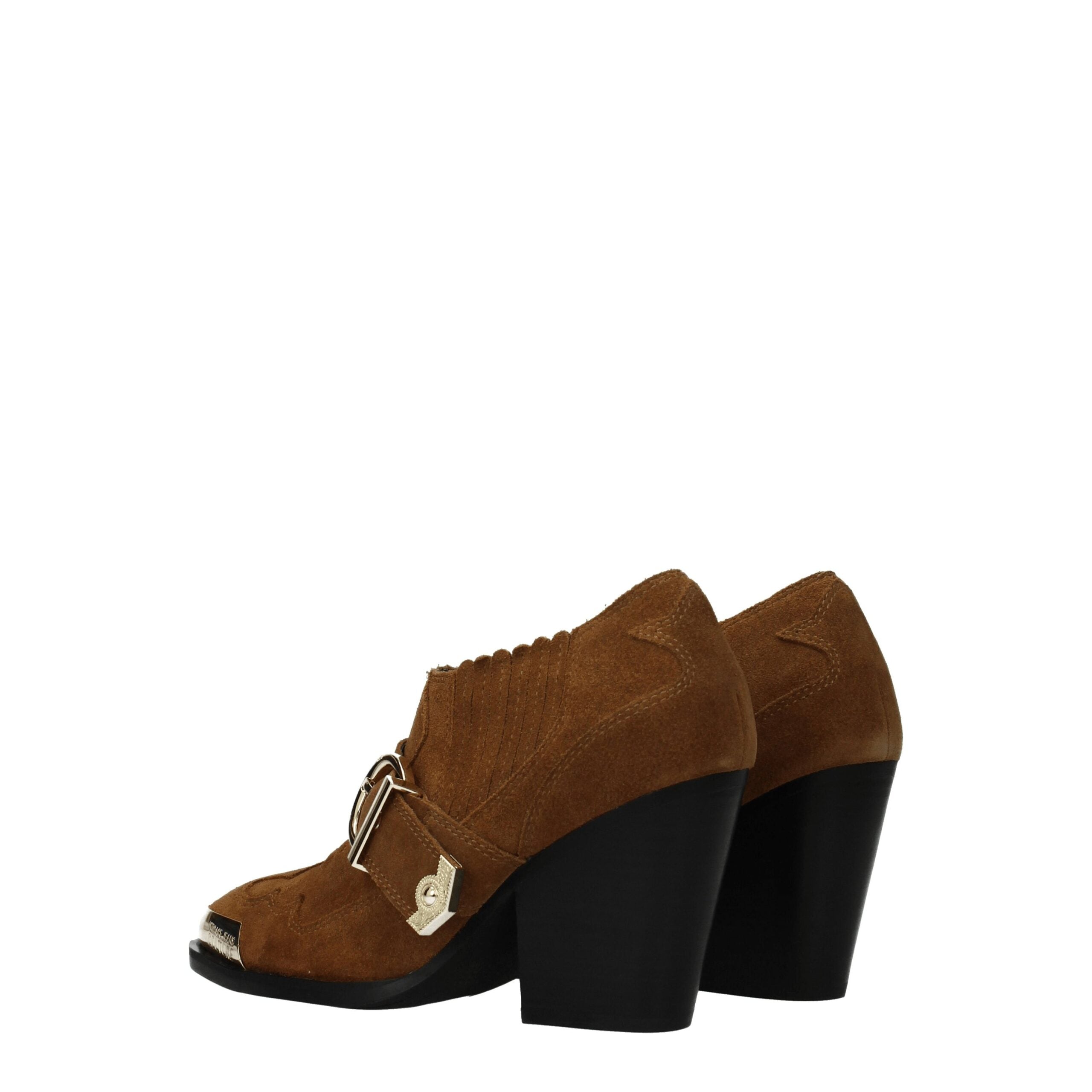 Bottes de cheville en cuir marron