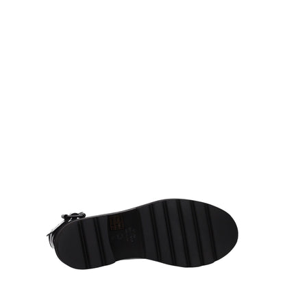 Stuart Weitzman Black Leather Ankle Boots