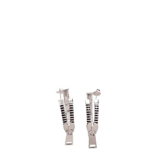 Marc Jacobs Graue Silberohrringe