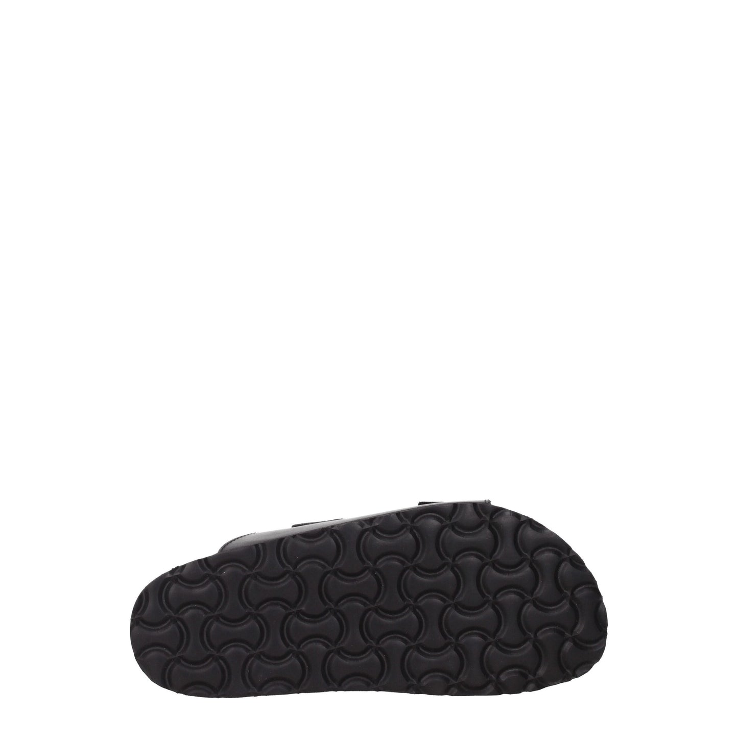 Sandales chaussons en cuir noir Palm Angels