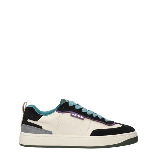 Kenzo Mehrfarbige niedrige Lederschuhe