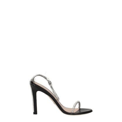 Stuart Weitzman Transparente PVC-Stiletto-Sandalen