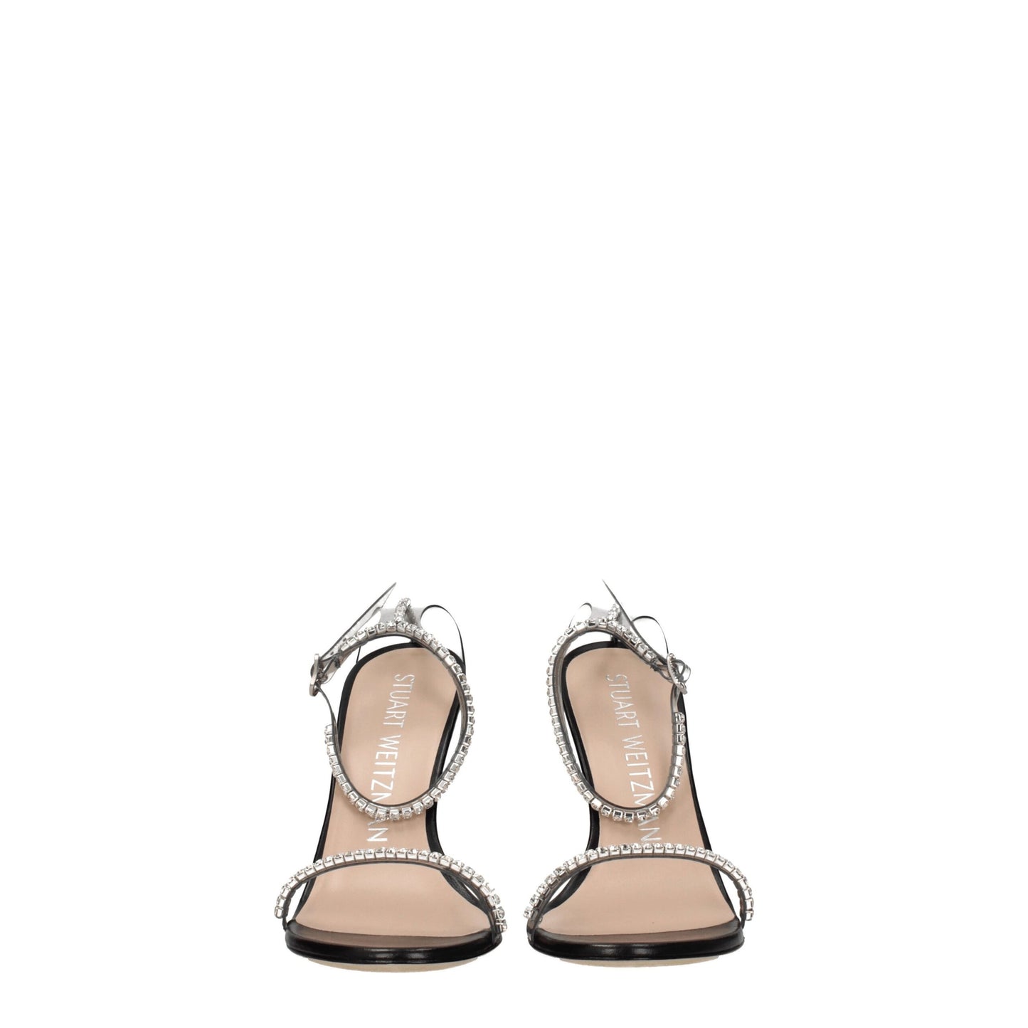 Stuart Weitzman Transparente PVC-Stiletto-Sandalen