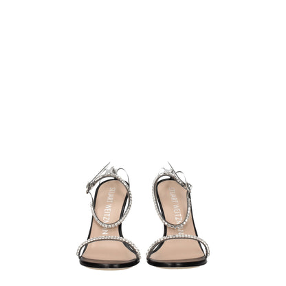 Stuart Weitzman Transparente PVC-Stiletto-Sandalen