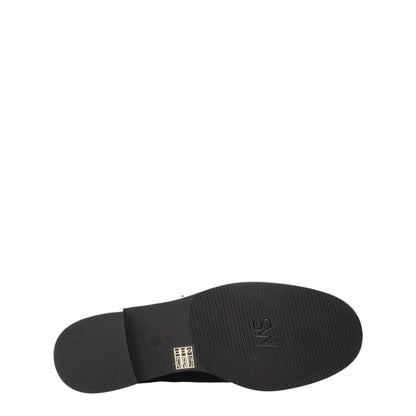 Stuart Weitzman Black Leather Ankle Boots