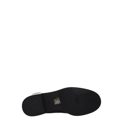 Stuart Weitzman Black Leather Ankle Boots