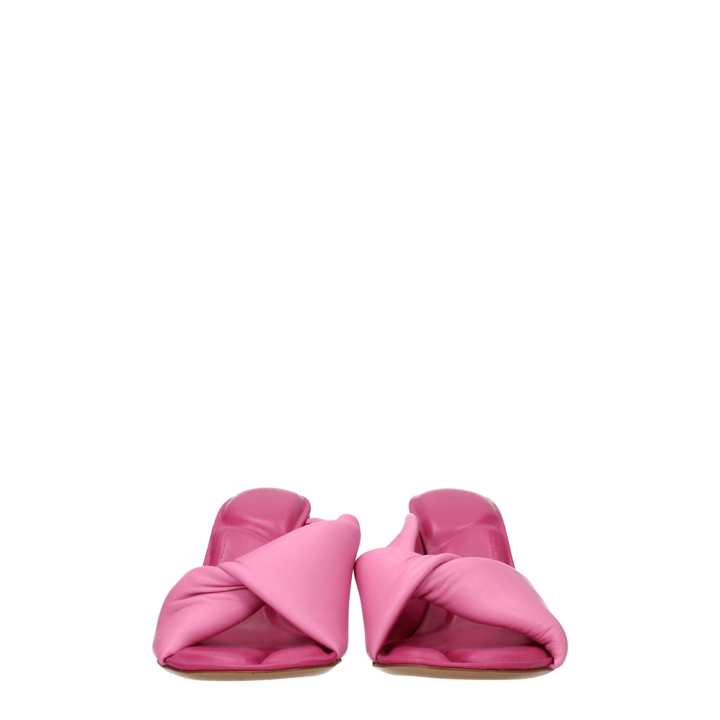 Jacquemus – Sandalen aus rosa Leder mit Stilettoabsatz