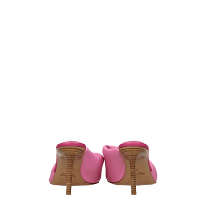 Jacquemus – Sandalen aus rosa Leder mit Stilettoabsatz