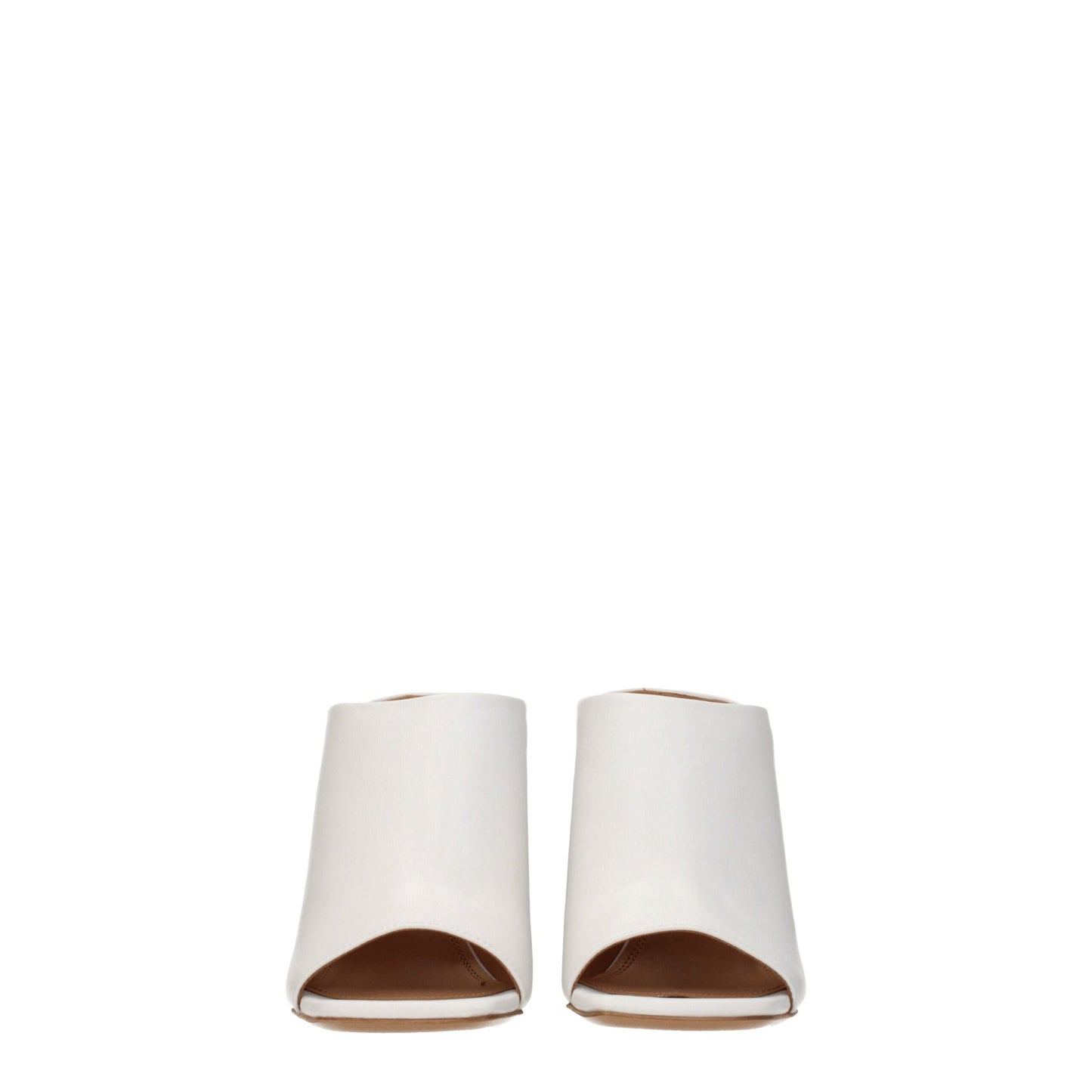 Plateformes en cuir blanc Off-White